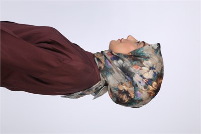 Locella Soft Pamuk Eşarp Gri