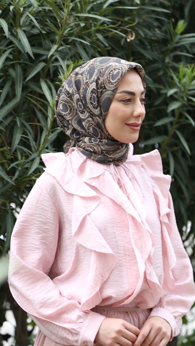 Locella Soft Pamuk Eşarp Haki