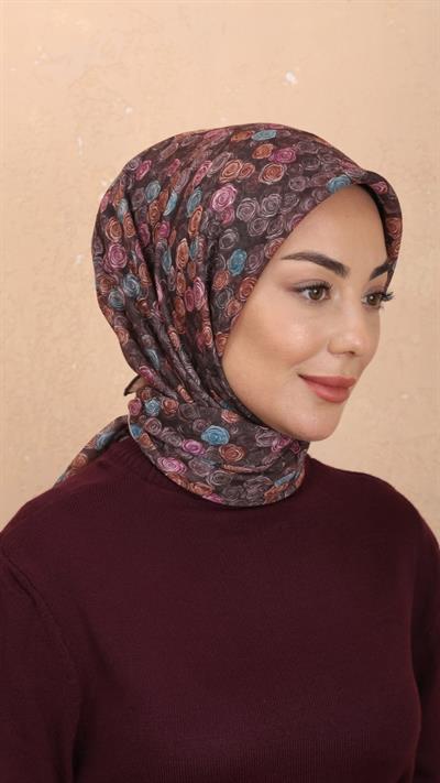 Locella Soft Pamuk Eşarp Kakao