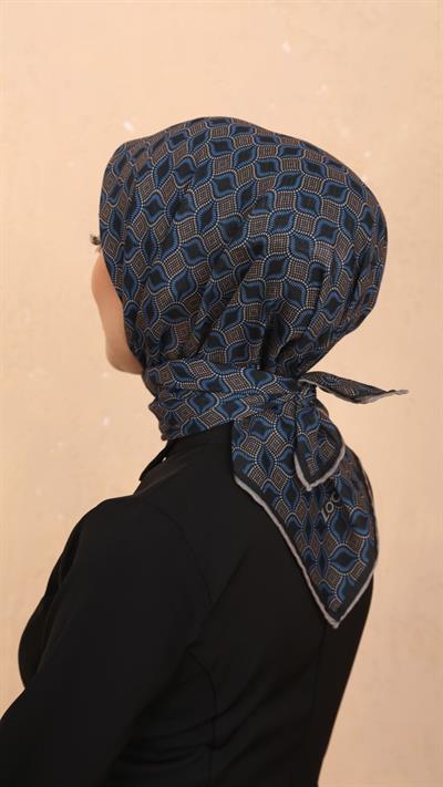 Locella Soft Pamuk Eşarp Siyah Saks