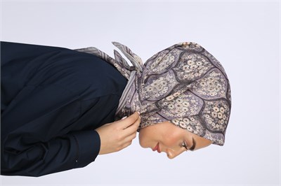 Locella Soft Pamuk Eşarp Lila