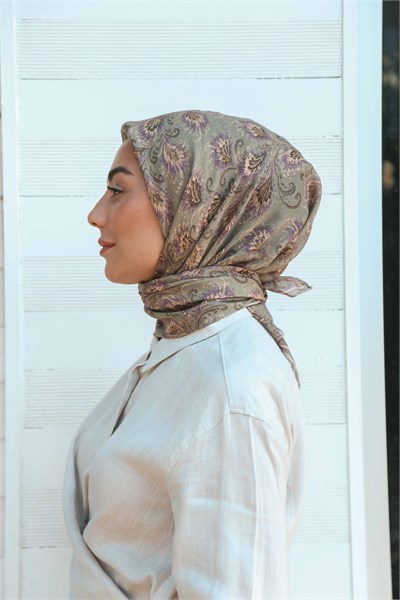 Locella Soft Pamuk Eşarp Yeşil
