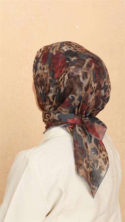 Locella Soft Pamuk Eşarp Gri