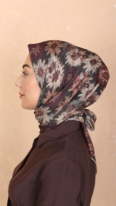 Locella Soft Pamuk Eşarp Koyu Haki