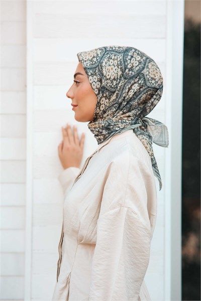 Locella Soft Pamuk Eşarp Gri