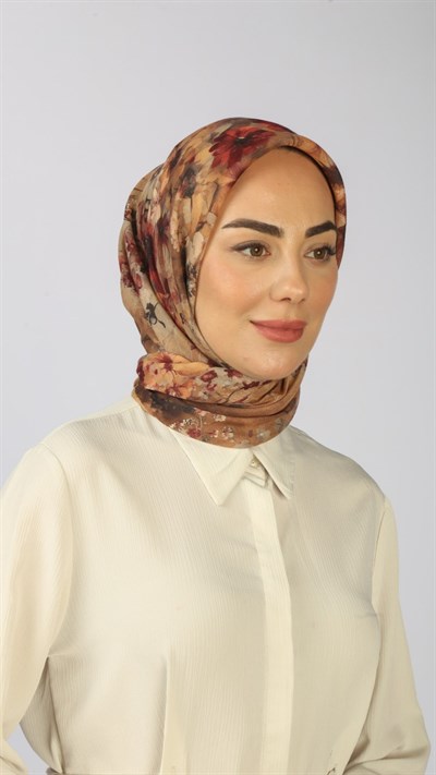 Locella Soft Pamuk Eşarp Camel