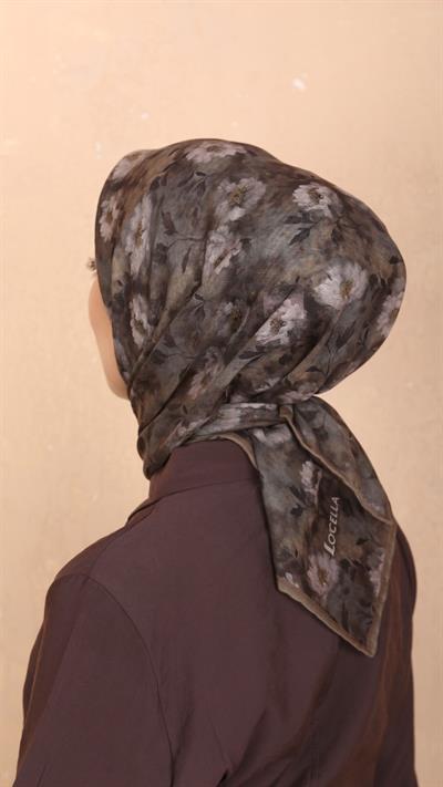 Locella Soft Pamuk Eşarp Koyu Vizon