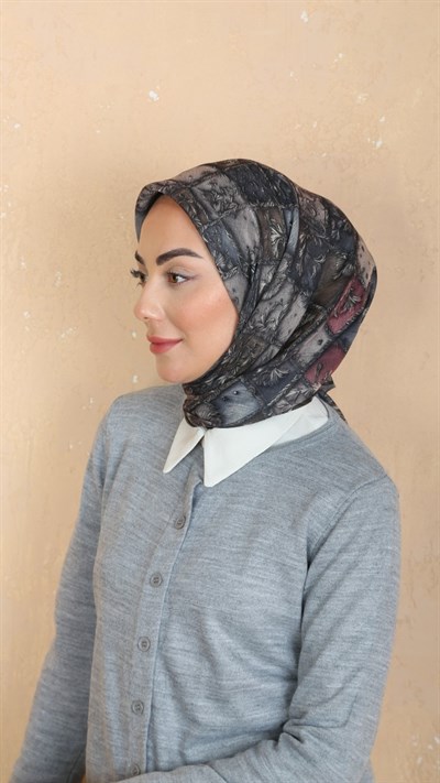 Locella Soft Pamuk Eşarp Antrasit