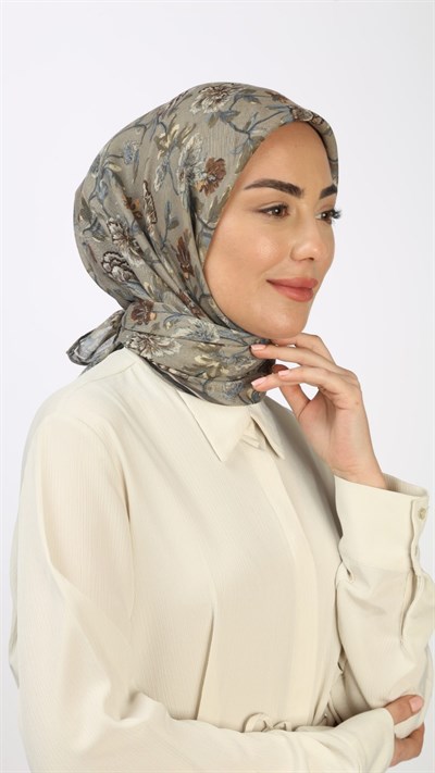 Locella Soft Pamuk Eşarp Vizon