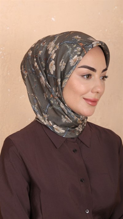 Locella Soft Pamuk Eşarp Yeşil