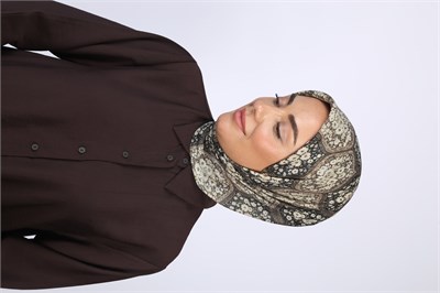 Locella Soft Pamuk Eşarp Siyah