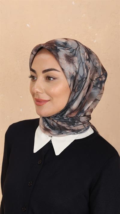 Locella Soft Pamuk Eşarp Gri