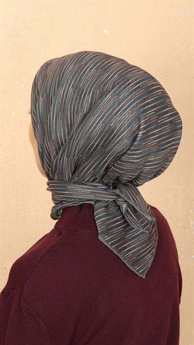 Locella Soft Pamuk Eşarp Gri