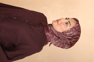 Locella Soft Pamuk Eşarp Mürdüm