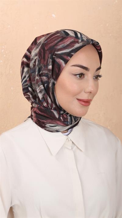 Locella Soft Pamuk Eşarp Bordo