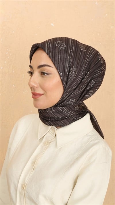 Locella Soft Pamuk Eşarp Acı Kahve