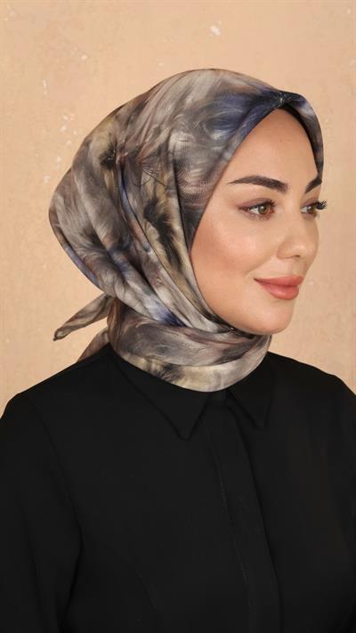 Locella Soft Pamuk Eşarp Vizon-10