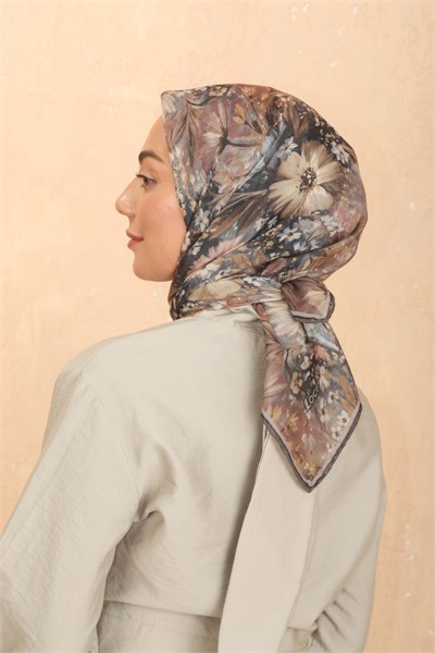 Locella Soft Pamuk Eşarp Siyah