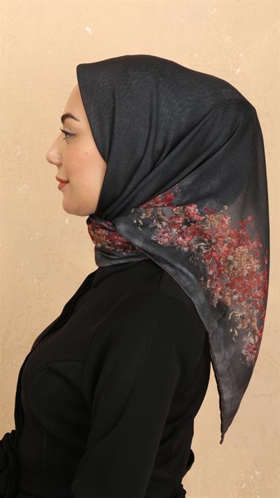 Locella Soft Pamuk Eşarp Antrasit