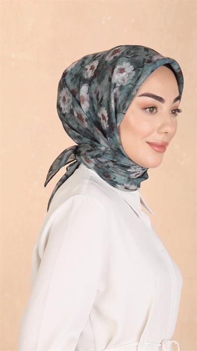 Locella Soft Pamuk Eşarp Mint Yeşil