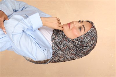 Locella Soft Pamuk Eşarp Gri