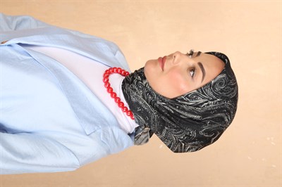 Locella Soft Pamuk Eşarp Siyah