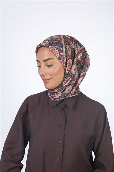 Locella Soft Pamuk Eşarp Mürdüm