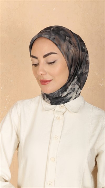 Locella Soft Pamuk Eşarp Siyah