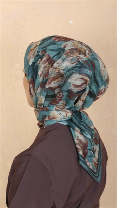 Locella Soft Pamuk Eşarp Mint