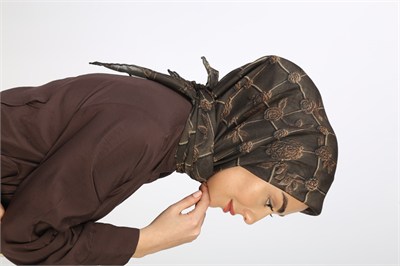 Locella Soft Pamuk Eşarp Acı Kahve