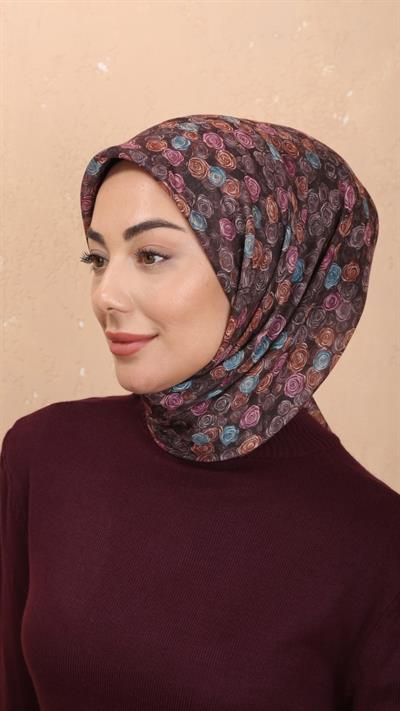 Locella Soft Pamuk Eşarp Kakao