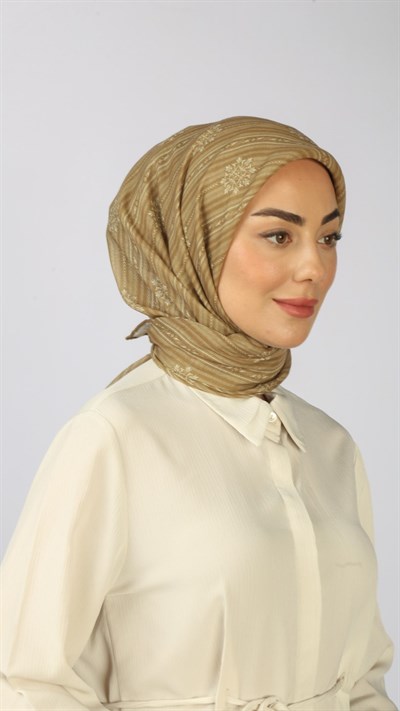 Locella Soft Pamuk Eşarp Yağ Sarısı