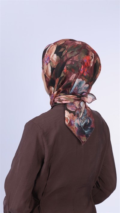Locella Soft Pamuk Eşarp Mürdüm