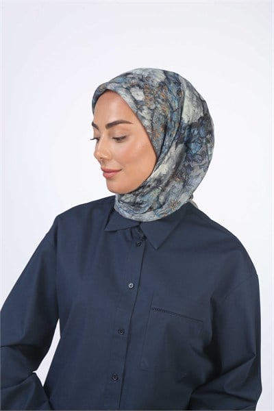 Locella Soft Pamuk Eşarp Gri