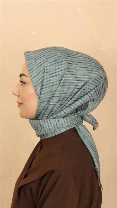 Locella Soft Pamuk Eşarp Su Yeşili
