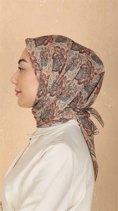 Locella Soft Pamuk Eşarp Vizon