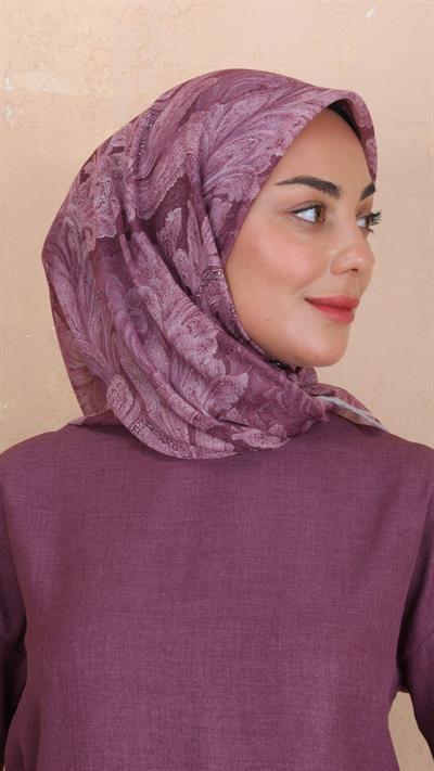 Locella Soft Pamuk Eşarp Pembe-6