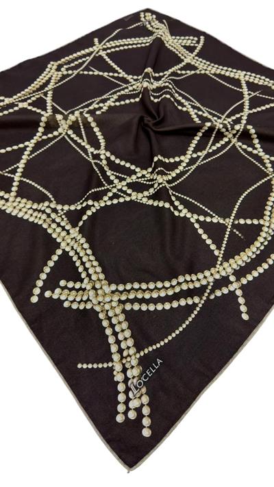 Locella Soft Pamuk Eşarp Kahve