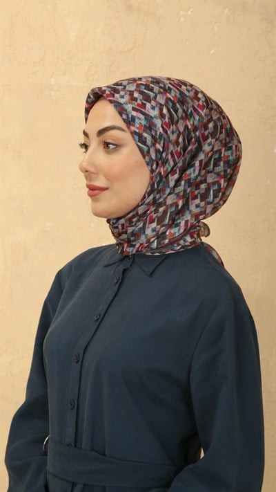 Locella Soft Pamuk Eşarp Kahve