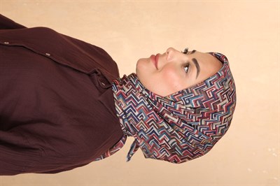 Locella Soft Pamuk Eşarp Lacivert