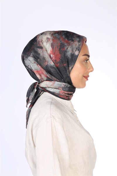 Locella Soft Pamuk Eşarp Siyah