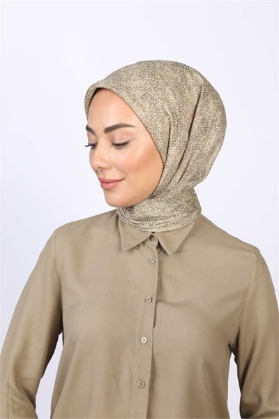 Locella Soft Pamuk Eşarp Yağ Yeşili