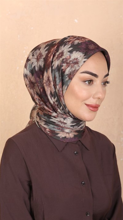 Locella Soft Pamuk Eşarp Koyu Haki
