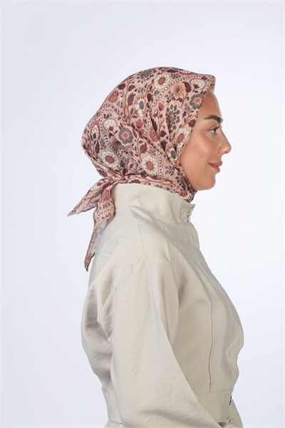 Locella Soft Pamuk Eşarp Pudra