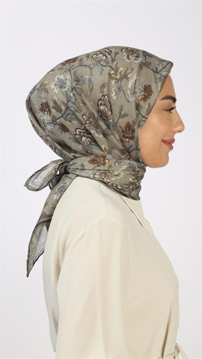 Locella Soft Pamuk Eşarp Vizon