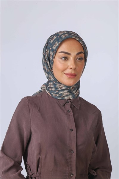 Locella Soft Pamuk Eşarp Koyu Yeşil