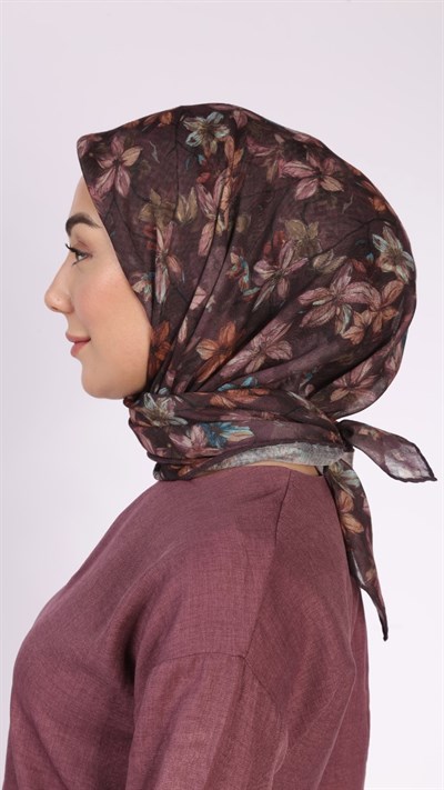 Locella Soft Pamuk Eşarp Mürdüm