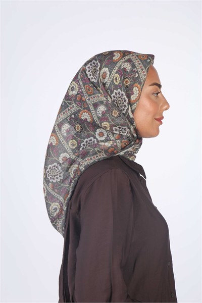 Locella Soft Pamuk Eşarp Haki Yeşili