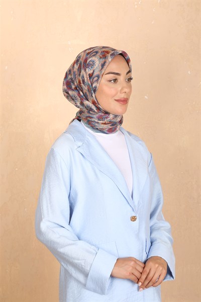 Locella Soft Pamuk Eşarp Petrol Mavisi