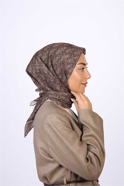 Locella Soft Pamuk Eşarp Acı Kahve